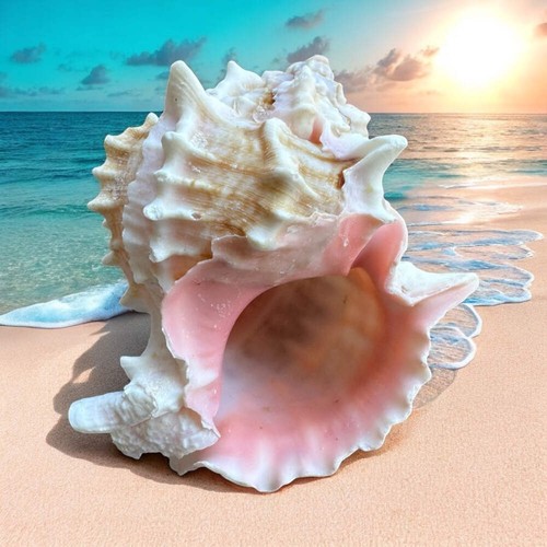 Large murex conch - large, seashell